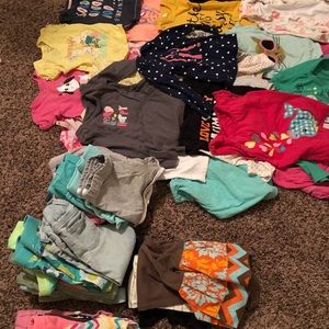 Huge lot of little girl clothes
